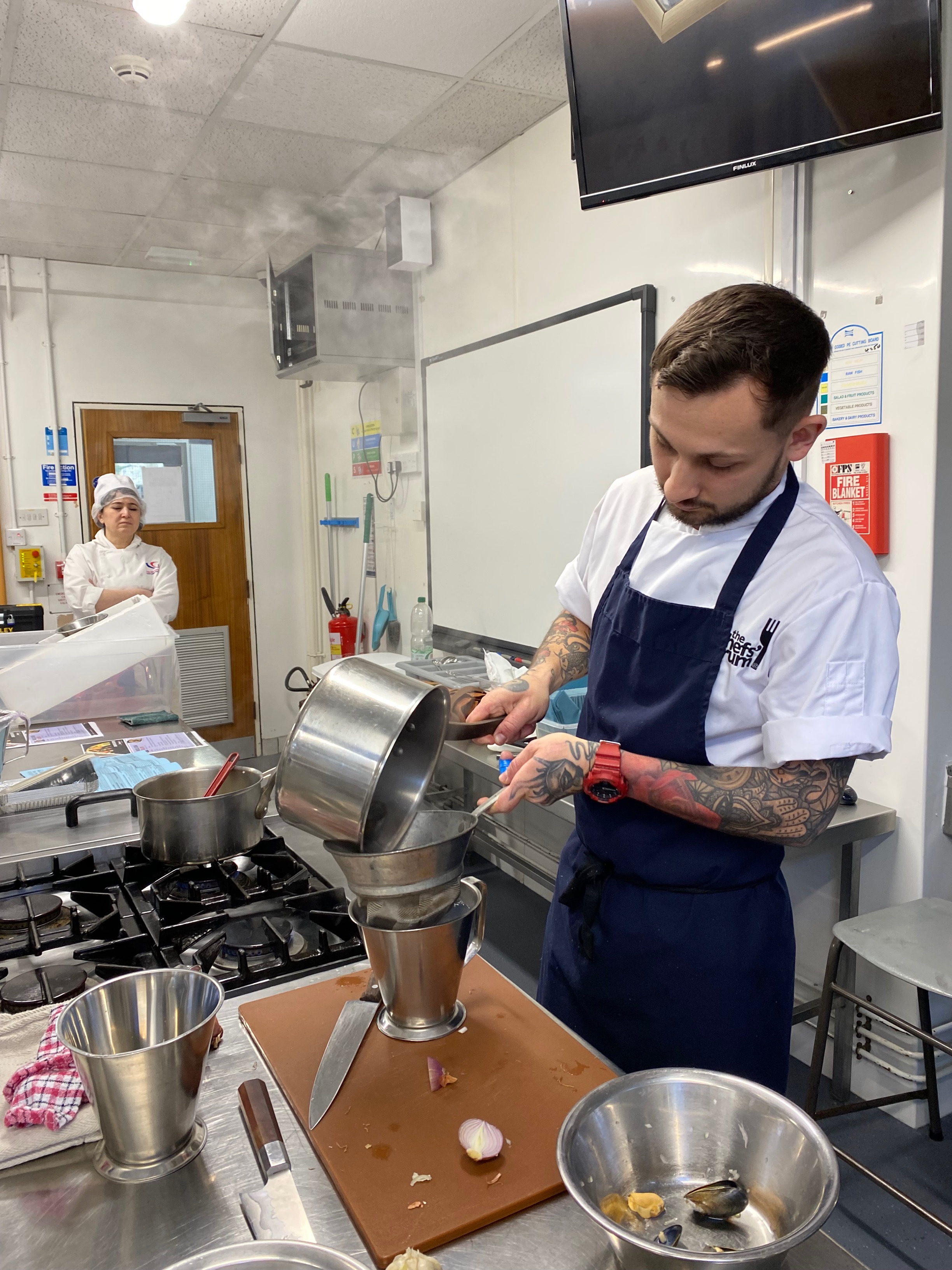 College catering alumni returns to College Gower College Swansea